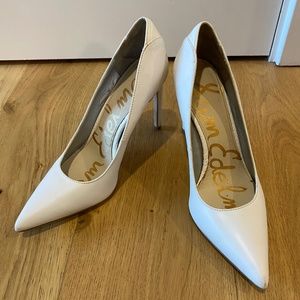 White Sam Edelman Pumps